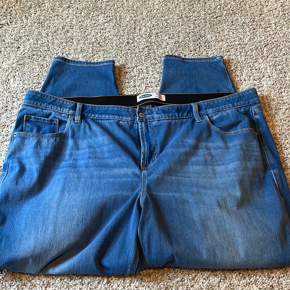 Old Navy Plus Size 26 Rockstar Super Skinny High Rise Jeans